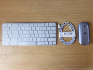 Purple Apple Magic Wireless Keyboard TouchID(A2449) + Magic Mouse 2 combo - Picture 1 of 3
