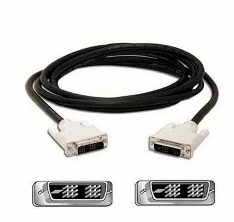 1.7 m DVI vers DVI 19+1 PIN Dual Link mâle à mâle Câble Convertisseur Adaptateur - Image 1 of 1