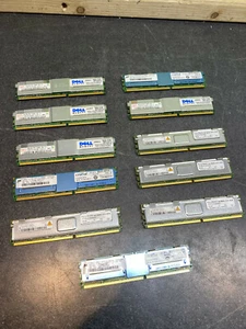 44GB (11X4GB) 2Rx4 MIXED PC2-5300F DDR667-MHZ FB ECC REG SERVER MEMORY RAM - Picture 1 of 5