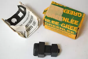 Greenlee 731 Radio Chassis Punch 5/8" Square NICE! & Box & IB USA - Picture 1 of 7