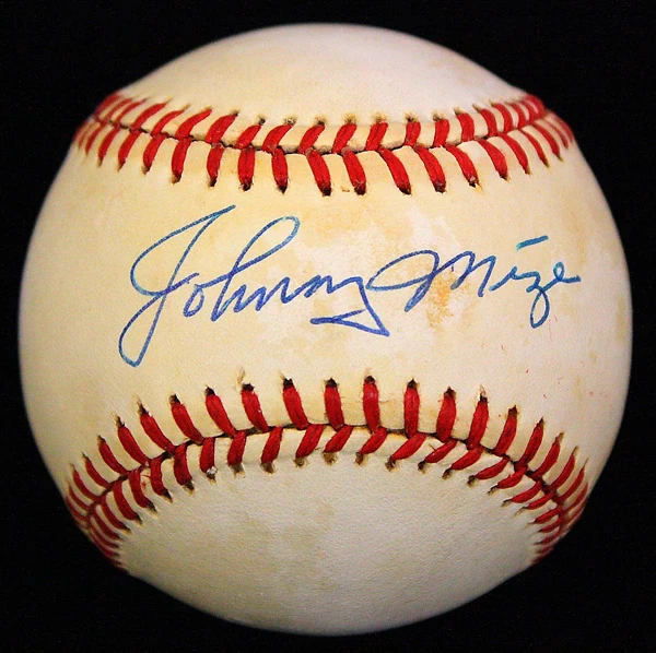 Johnny Mize Signed OAL Baseball Yankees HOF PSA/DNA - Image 1 of 1