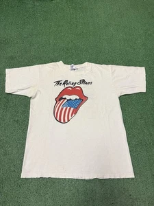 Vintage 1989 Rolling Stones Steel Wheels North American Tour Shirt Large MARKED - Picture 1 of 23