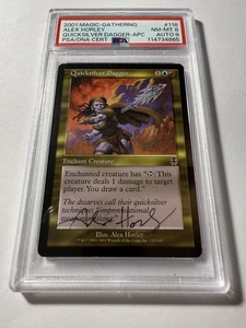 Quicksilver Dagger #118 Apocalypse Regular PSA 8 (card) PSA 9 (Autograph (Auto)) - Picture 1 of 6