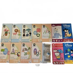 Cricut Die Cutting Cartridges Lot 14 for Scrapbooking Disney Hello Kitty Animals - Picture 1 of 13