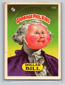 1985 Topps Garbage Pail Kids Serie 2 #73b Dollarschein Stickerkarte - Bild 1 von 2