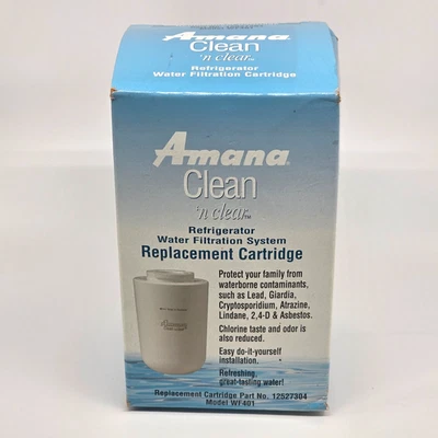 Amana Clean N' Clear Model WF401 Replacement Water Filter Part No. 12527304 New - Image 1 of 4