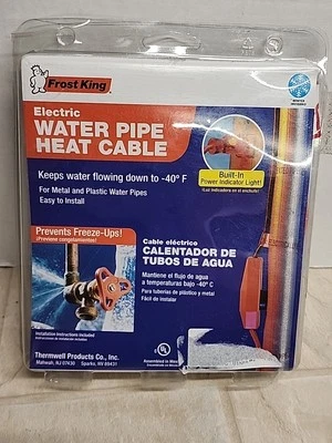 Frost King 18ft Electric Water Pipe Heat Cable, Freeze Preventer HC18 - Image 1 of 4
