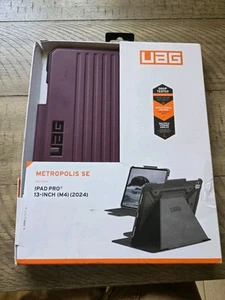 UAG iPad Pro 13" Case (7th Gen, 2024, M4) Adjustable, Metropolis SE Bordeaux - Picture 1 of 3