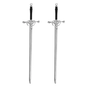 2 Pcs Sword Bookmark, Metal Bookmarks with Black Handle, White - Imagen 1 de 6