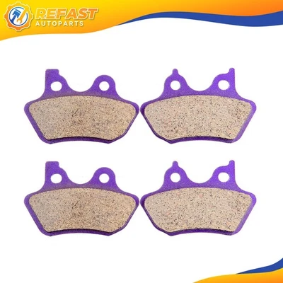 Rear Fits 2001-2006 Harley-Davidson EFI FLSTFI Fatboy Carbon Fiber Brake Pads - Image 1 of 4