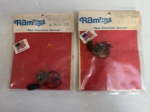 Pair of Ram Track Red55 Single Adj. Rate Strobe Light 9 Volt - Picture 1 of 4