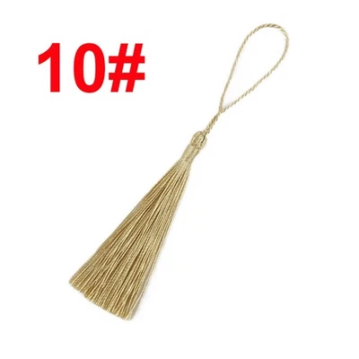 100 Piezas Borlas Sedosas 8+5cm Para Marcadores Llave Costura Bisutería Decoración Foto 1 de 4