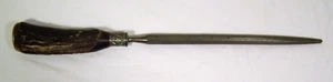 KEEN KUTTER Honstab Stahl Geweih Hirschhorngriff Messerschärfer 14,5" Vintage - Bild 1 von 7