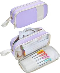 Federmäppchen für ästhetische Federtasche für Teen College Reißverschluss Etui Bürobedarf - Bild 1 von 6