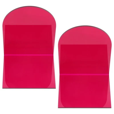  2 Stück Acryl Buchstützen Multifunktions-Buchstützen Transparente - Bild 1 von 4