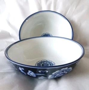 Pier 1 MANDARIN  Soup Cereal Bowls - Set/2 - Free Shipping  - Picture 1 of 7