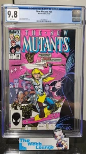 New Mutants #34 CGC 9.8 Marvel Comics 1985 - Picture 1 of 2