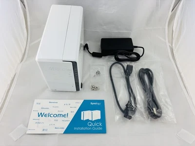 Synology DiskStation DS215J 2-Bay NAS-Server no HDDs Server Storage Device Home - Image 1 of 4