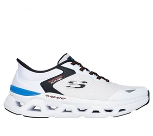 Skechers Men's Glide-Step Altus-Turn Out Slip-In Training Shoes White/Multi - 23 - Picture 1 of 5