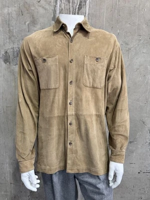 Golden Bear San Francisco Camisa Deportiva Gamuza Chaqueta Cuero Tostado Mediana Foto 1 de 4