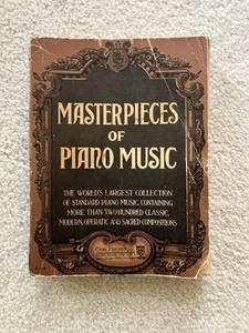 Rare 1918 Edition Masterpieces of Piano Music, Albert Wier, Pub Carl Fischer Inc - Picture 1 of 19