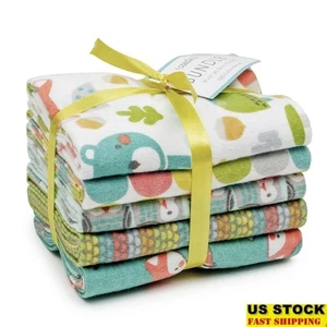 Cotton Flannel Precut Fabric Bundle 5 Piece Woodsie Pals Sewing Craft Material - Picture 1 of 14