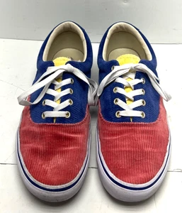 Polo Ralph Lauren Para hombres 11 Multicolor Keaton-Pony Pana Tenis Barco Zapatos - Imagen 1 de 13