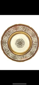 Exquisito Juego de 10 Platos De Porcelana Dorados De Colección De Luxe Decorating Works - Imagen 1 de 23