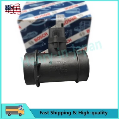 NEW 0280217114 Mass Air Flow Sensor MAF Fits Mercedes-Benz C230 SLK230 Bosch Foto 1 de 4