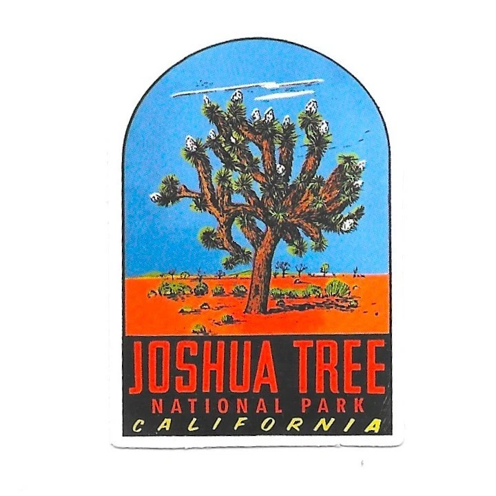 TRIPLE S CREATIONS Joshua Tree National Park Vinyl Sticker California Desert Die Cut Journal Travel