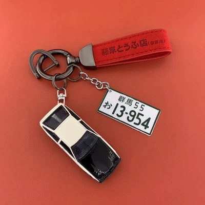DIY Keychain Initial D Fujiwara Tofu Shop AE86 Alloy Car Model Fujiwara Takahai - Image 1 of 3