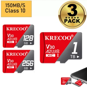 1-3PAck 32GB 64GB 128GB 256GB 512GB Ultra Micro SD Class 10 TF Memory Card LOT - Picture 1 of 17