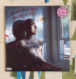 Lil Peep 2 LP Come Over When You're Sober Pt 1 & Pt 2 2018 Pink & Black Vinyl - Picture 1 of 7