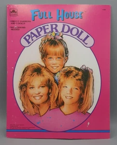 Muñecas de papel Full House 1992 Golden TV Show DJ, Stephanie, Michelle de colección NUEVAS SIN CORTAR - Imagen 1 de 14