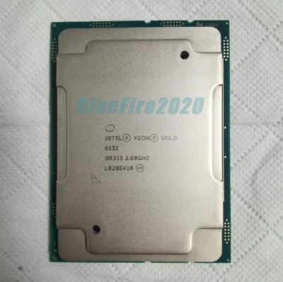 Intel Xeon Gold 6132 2.6Ghz 14-Core 19.25MB L3 Cache LGA3647 Processor CPU SR3J3 - Image 1 of 4