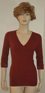 NWT BURBERRY WOMENS $495 NOVA CHECK CASHMERE SWEATER SZ SMALL - Picture 1 of 10