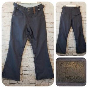Holden Outerwear Dark Blue Raw Denim Ski Snowboard Pants Jeans Women’s SM VGUC - Picture 1 of 24