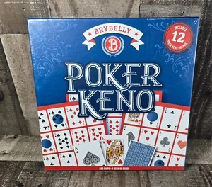 Poker Keno Spiel Set: 12 Bretter, 200 Chips, Kartendeck Factory Sealed - Bild 1 von 4