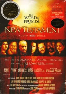 NEUES TESTAMENT-AUDIOBIBEL-20 CDs+DVD-VOLLBESETZUNG AUDIO-LUKE PERRY-WERKSVERSIEGELT - Bild 1 von 4