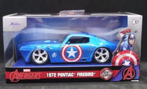 JADA Marvel Avengers 1972 Pontiac Firebird Captain America 1:32 diecast - Picture 1 of 4
