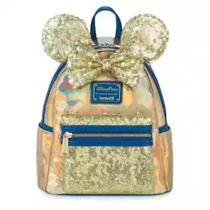 NEW Loungefly Earidescent Iridescent Backpack Disney Parks 50th Anniversary - Picture 1 of 3