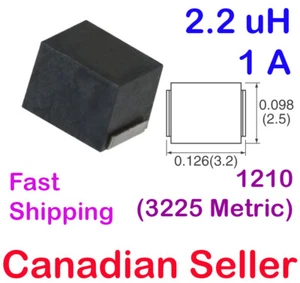 KT-5476F 2.2uH 1A Coilmaster KT Ferrite Inductor SMD 3.2x2.5mm 1210 Coilmaster - Picture 1 of 1