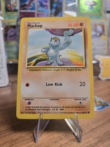 Pokémon Base Set 1999 ENGLISH - Machop 52 - Picture 1 of 2