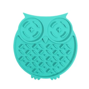 Licking Mat for ALL PETS. Durable Silicone Cute & Portable Pet Bowls Slow Feeder - Picture 1 of 13