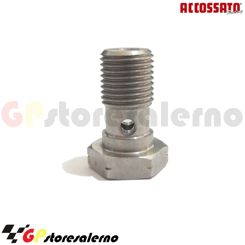 BULLONE RACCORDO TUBO FRENO POMPA BREMBO ACCOSSATO 1 TUBO 10X1 BENELLI - Immagine 1 di 1
