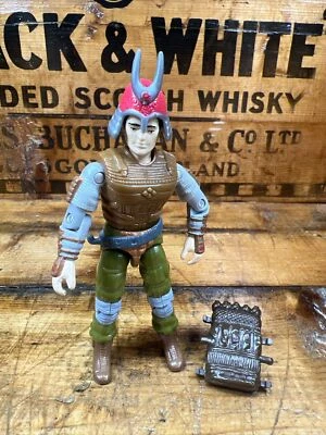 1988 Vintage GI Joe Lote ARAH Budo v1 Figura Samurai Acessórios Capacete Mochila - Imagem 1 de 4