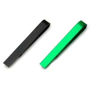 2 PCS Men’s Stainless Steel Solid Tie Clip Bar Necktie Wedding Party Jewelry - Picture 1 of 15