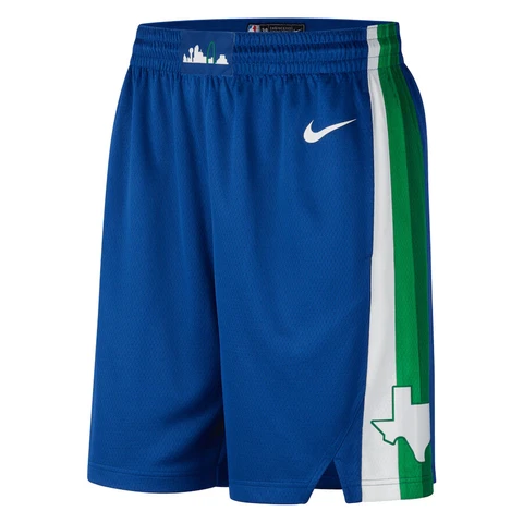 New Dallas Mavericks Nike City Edition Swingman Performance Shorts Men's NBA Cover
