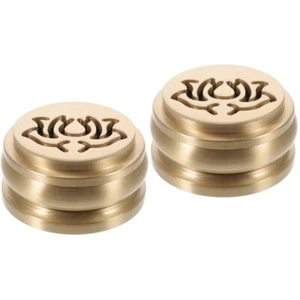 2 Sets Lotus -Duft -Siegelofen Aromabrenner Handwerk Aus Messing - Bild 1 von 12