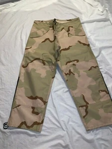 DCU DESIERTO CAMUFLAJE GORE-TEX FRÍO HÚMEDO CLIMA AMBIENTAL PANTALONES LARGOS PEQUEÑOS - Imagen 1 de 5